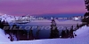 CL-005 Crater Lake Winter Sunset Panoramic