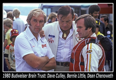 1980-012-07 Miss Budweiser Brain Trust Dave Culley, Bernie Little, Dean ...